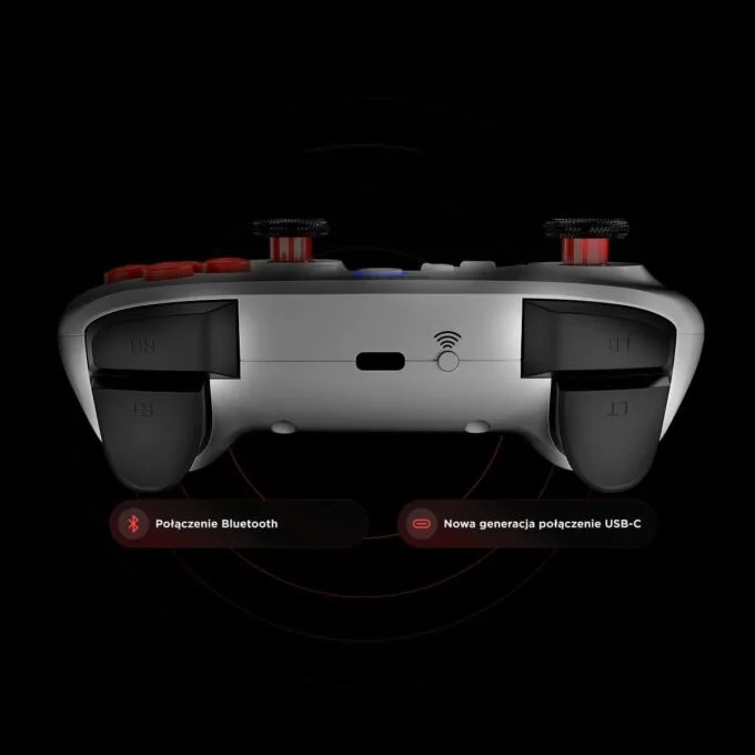 Rampage Hydra Pro Pad wireless RGB 2.4G Hall, magnetic discharges white — image 13