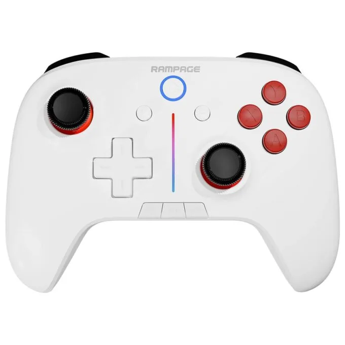 Rampage Hydra Pro Pad wireless RGB 2.4G Hall, magnetic discharges white — image 2