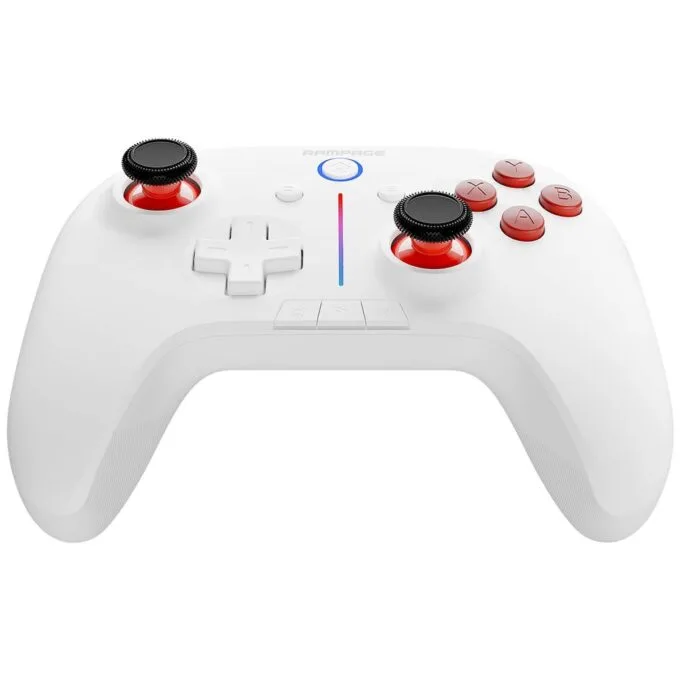 Rampage Hydra Pro Pad wireless RGB 2.4G Hall, magnetic discharges white — image 3