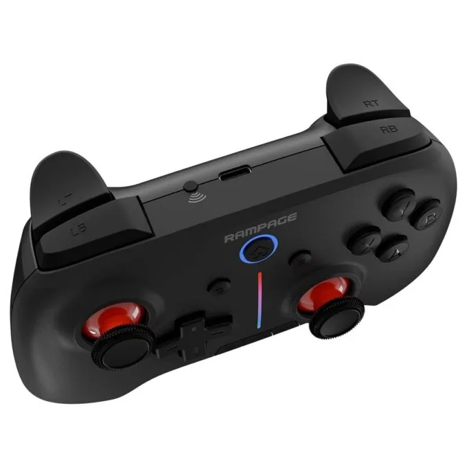 Rampage Hydra Pro Pad wireless RGB 2.4G Hall, magnetic triggers with charging station black — image 4