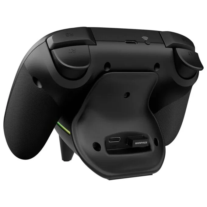 Rampage Hydra Pro Pad wireless RGB 2.4G Hall, magnetic triggers with charging station black — image 5