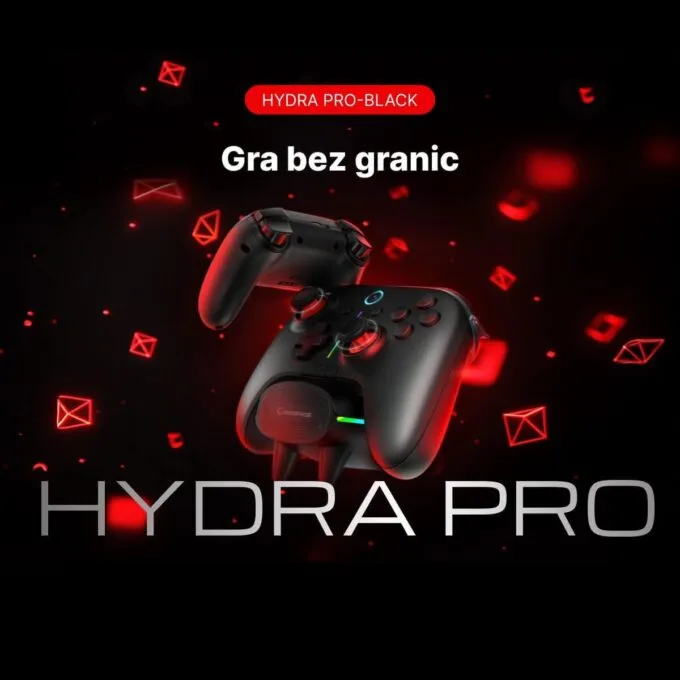 Rampage Hydra Pro Pad wireless RGB 2.4G Hall, magnetic triggers with charging station black — image 7