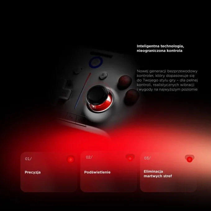 Rampage Hydra Pro Pad Wireless RGB 2.4G Hall, magnetic triggers with white charging station — image 8