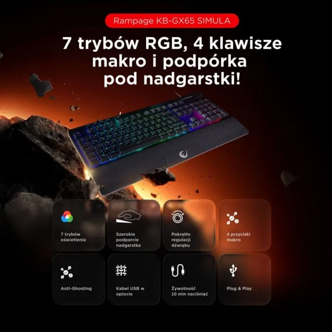 Rampage Simula RGB black — image 5