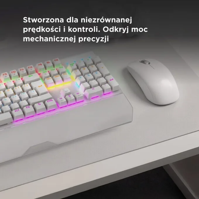 Rampage UMBRA KB-R86 Blue Switch White — image 12