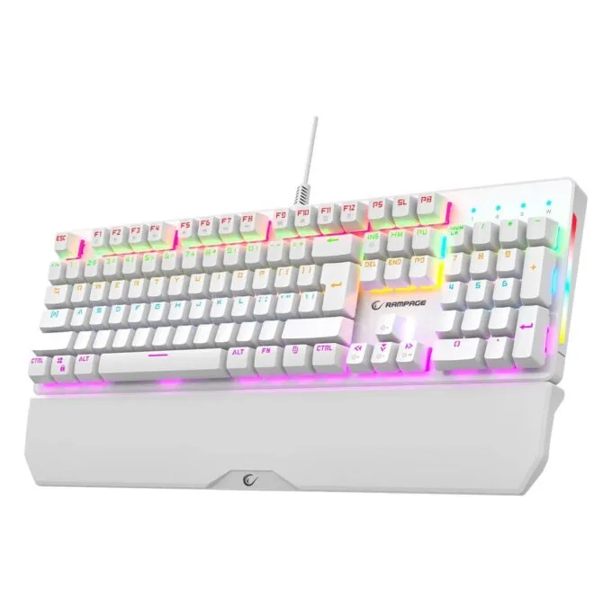 Rampage UMBRA KB-R86 Blue Switch White — image 2