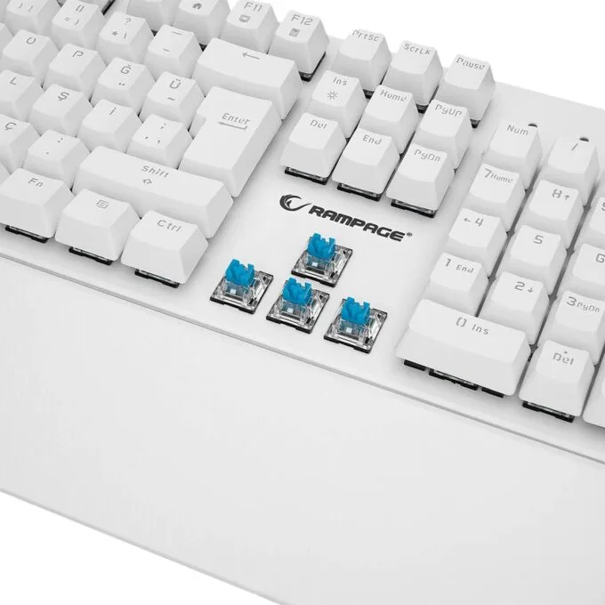 Rampage UMBRA KB-R86 Blue Switch White — image 7
