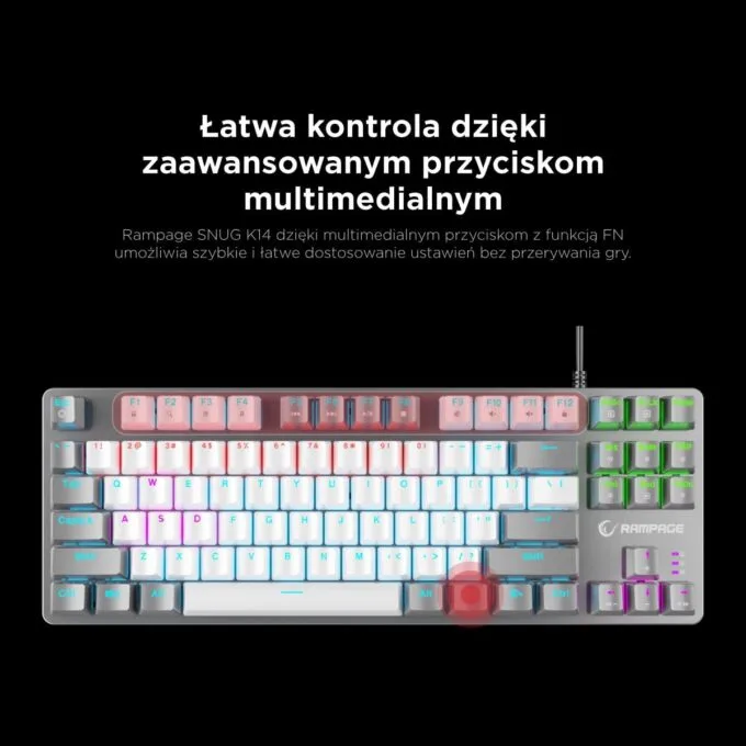 Rampage Snug RGB KRGD Red white and grey — image 11