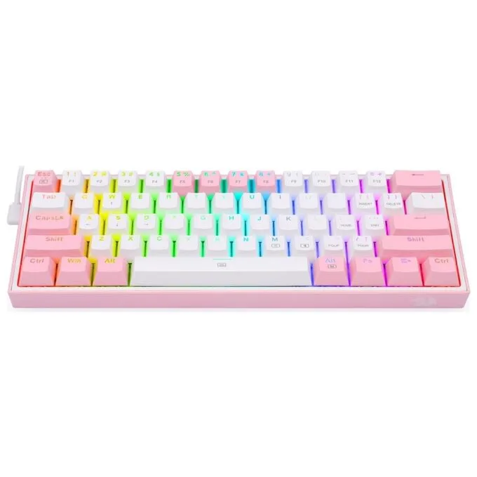 Redragon K617 Fizz RGB white/pink — image 2