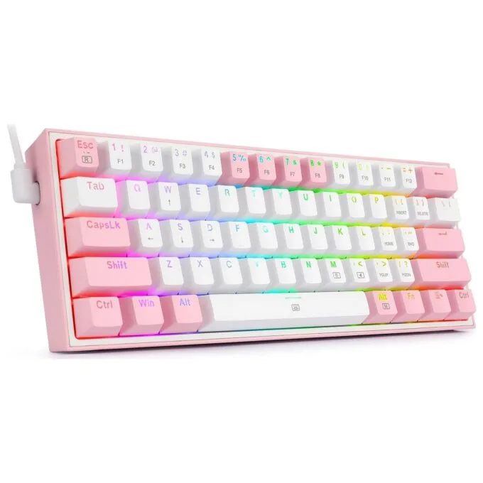 Redragon K617 Fizz RGB white/pink — image 4