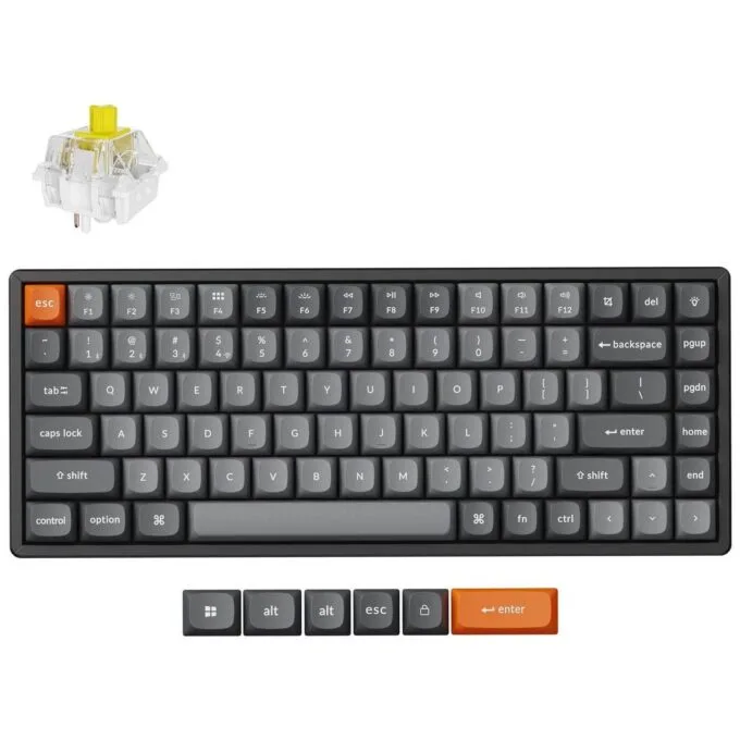 Keychron K2 Max 75% Banana Switch RGB Black — image 7