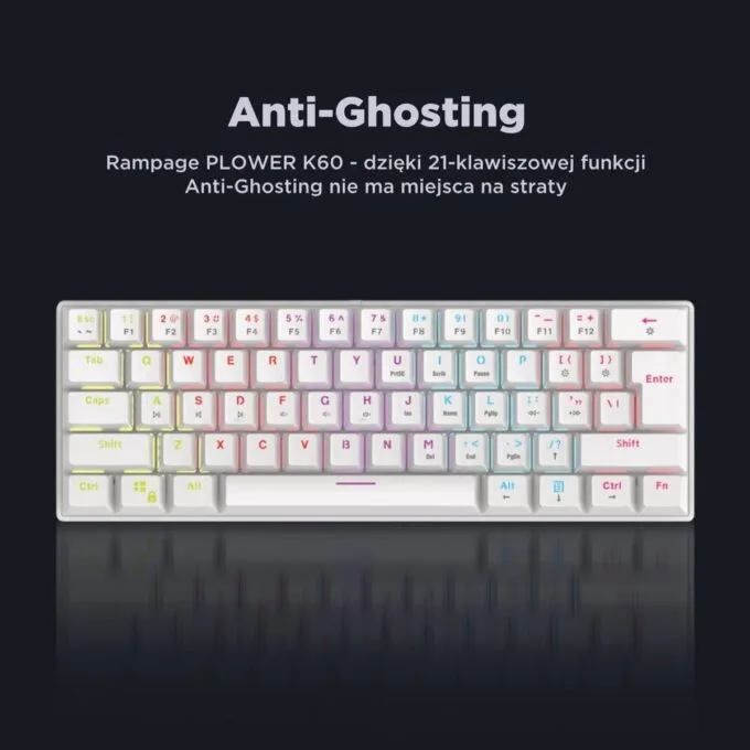 Rampage POWERRK60 Blue Switch White — image 10