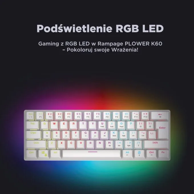 Rampage POWERRK60 Blue Switch White — image 6