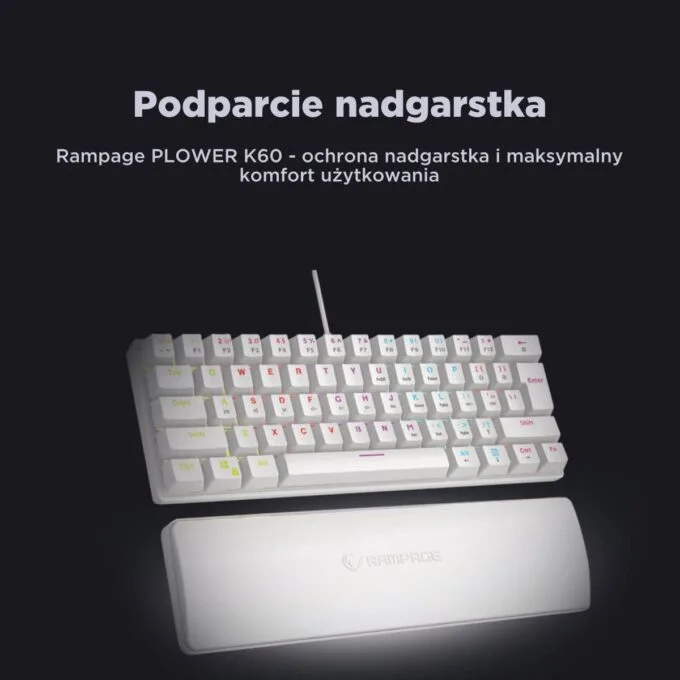 Rampage POWERRK60 Blue Switch White — image 7