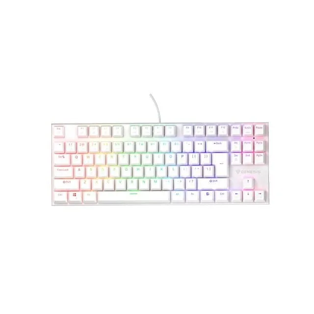 Genesis Thor 303 TKL RGB white Outemu Peach Silent — image 2