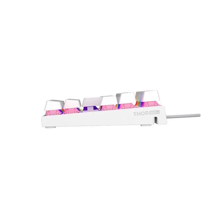 Genesis Thor 303 TKL RGB white Outemu Peach Silent — image 4