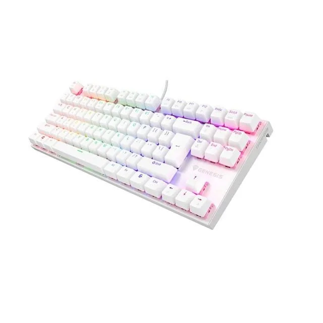 Genesis Thor 303 TKL RGB white Outemu Peach Silent — image 7