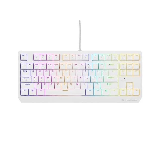 Genesis Thor 230 TKL white RGB Outem Brown — image 1