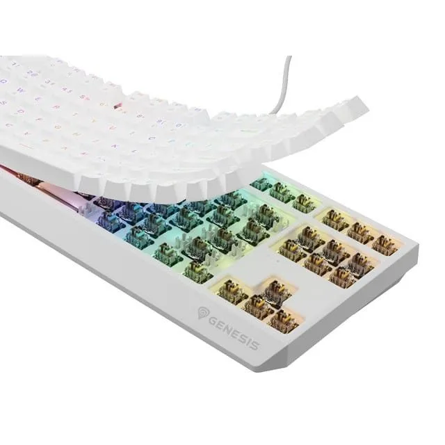 Genesis Thor 230 TKL white RGB Outem Brown — image 15
