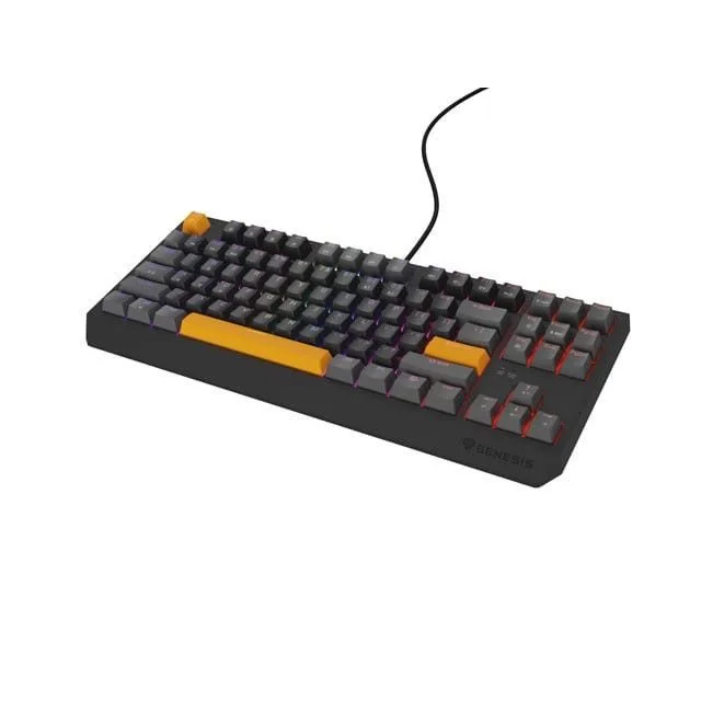 Genesis Thor 230 TKL Anchor Gray Positive RGB Outem Red — image 2