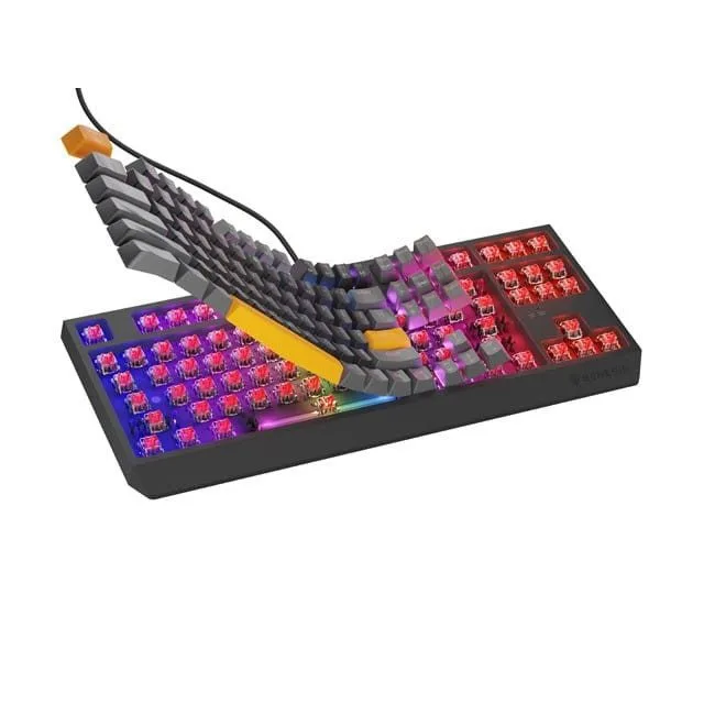 Genesis Thor 230 TKL Anchor Gray Positive RGB Outem Red — image 5