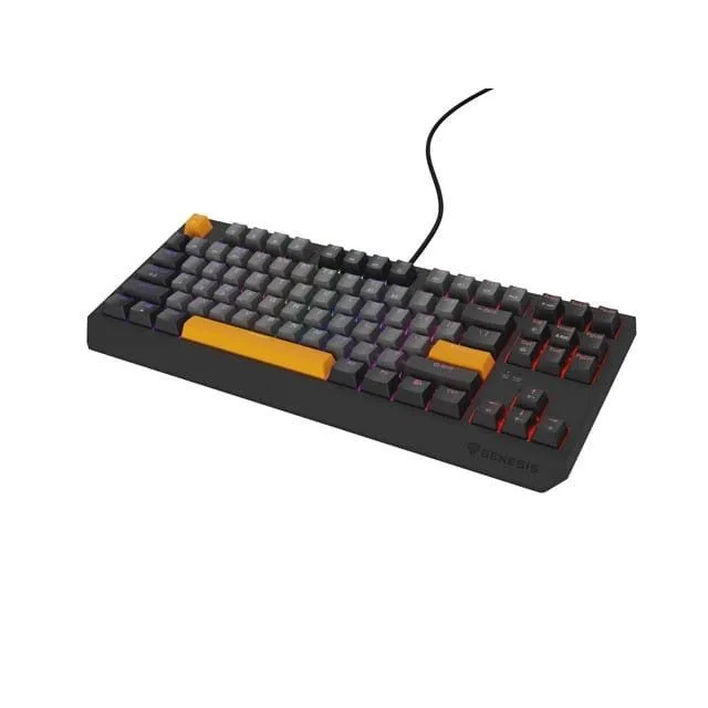Genesis Thor 230 TKL Anchor Gray Negative RGB Outem Red — image 2