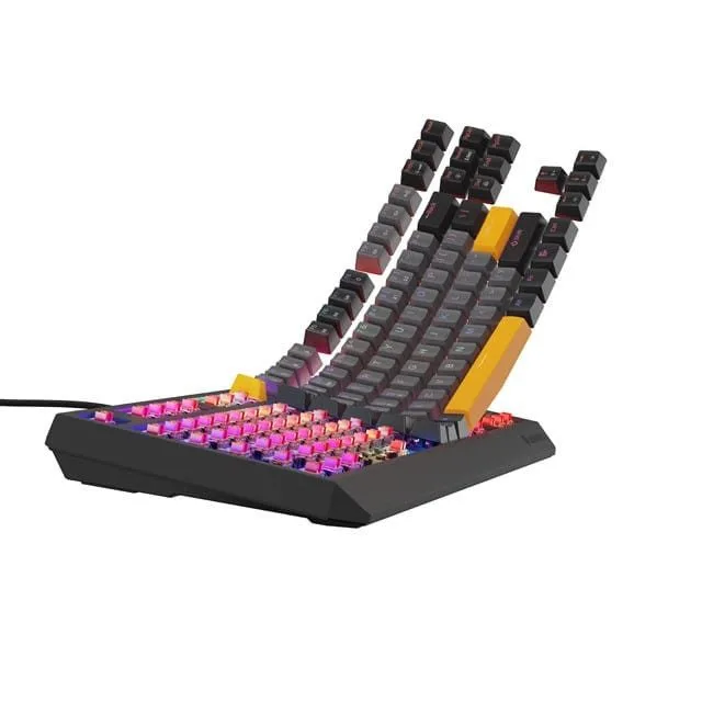 Genesis Thor 230 TKL Anchor Gray Negative RGB Outem Red — image 8