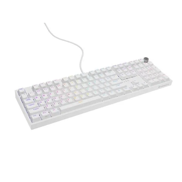 Genesis Thor 404 White RGB Outemu Peach Silent — image 2