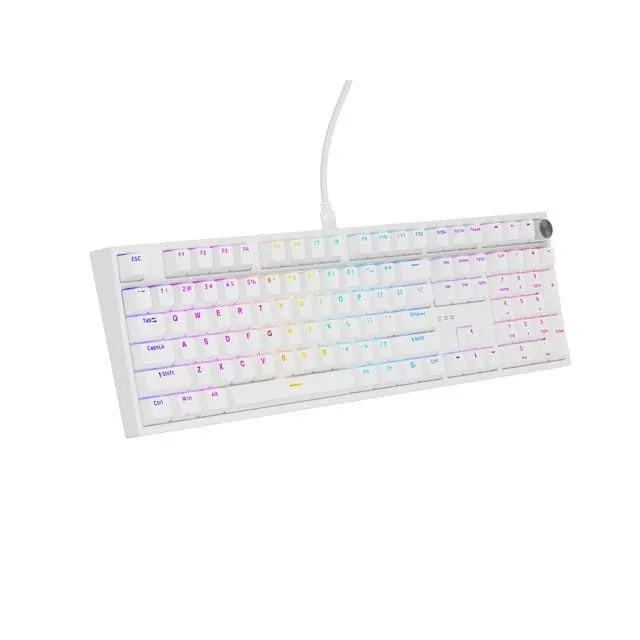 Genesis Thor 404 White RGB Outemu Peach Silent — image 5