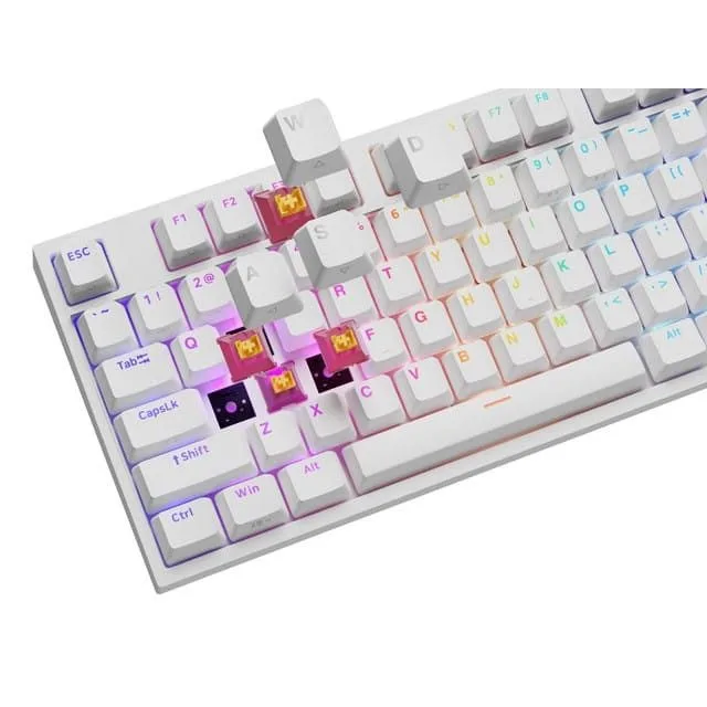 Genesis Thor 404 White RGB Outemu Peach Silent — image 8