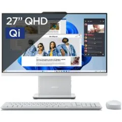 Lenovo IdeaCentre AIO 3 27 - Core i5-13420H | 27''-QHD-99% sRGB | 16GB | 1TB | Induction | Win11Home | Cloud Grey