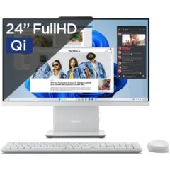 Lenovo IdeaCentre AIO 3 24 - Core i5-13420H | 23.8''-FHD-99% sRGB- Touch | 16GB | 1TB | Induction | W11H | Cloud Grey