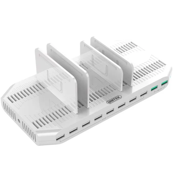 Unitek Charge Station 10x USB White — image 2