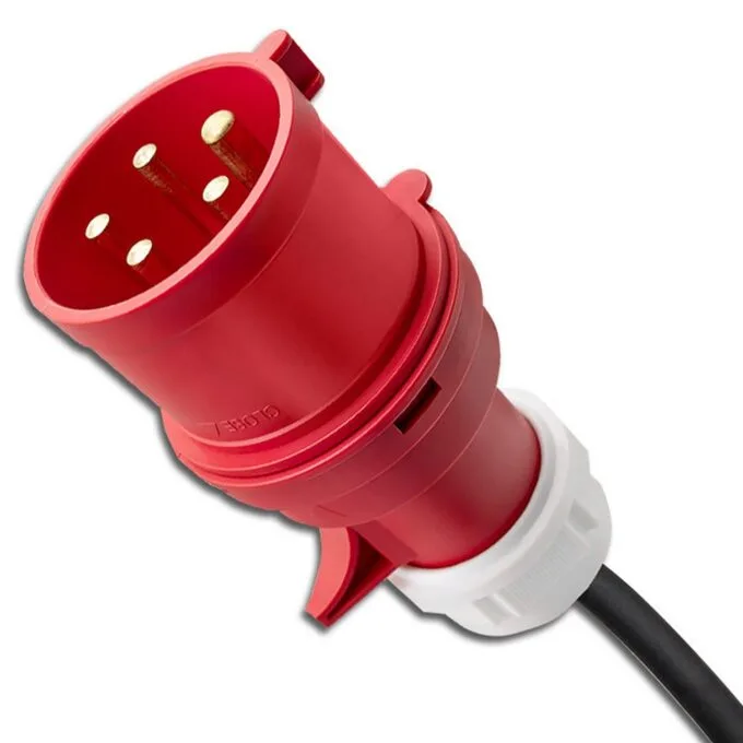 Qoltec Mobilna ładowarka do samochodu elektrycznego EV z regulacją 2w1 Typ2 | 11kW | CEE 5 PIN | Wi-fi| LCD | 3 fazy | Przenośna | Wallbox | 5m — image 4
