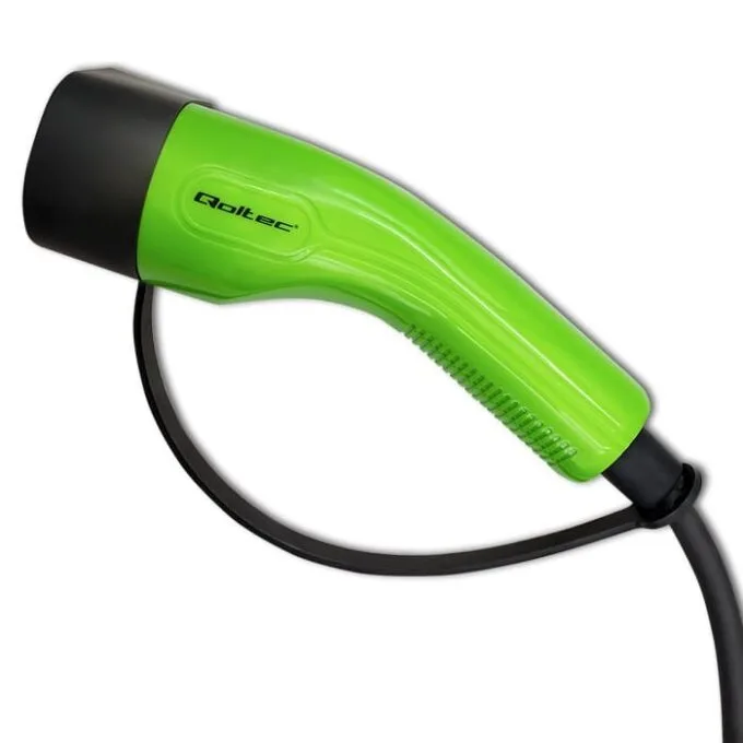 Qoltec Mobilna ładowarka do samochodu elektrycznego EV z regulacją 2w1 Typ2 | 11kW | CEE 5 PIN | Wi-fi| LCD | 3 fazy | Przenośna | Wallbox | 5m — image 9