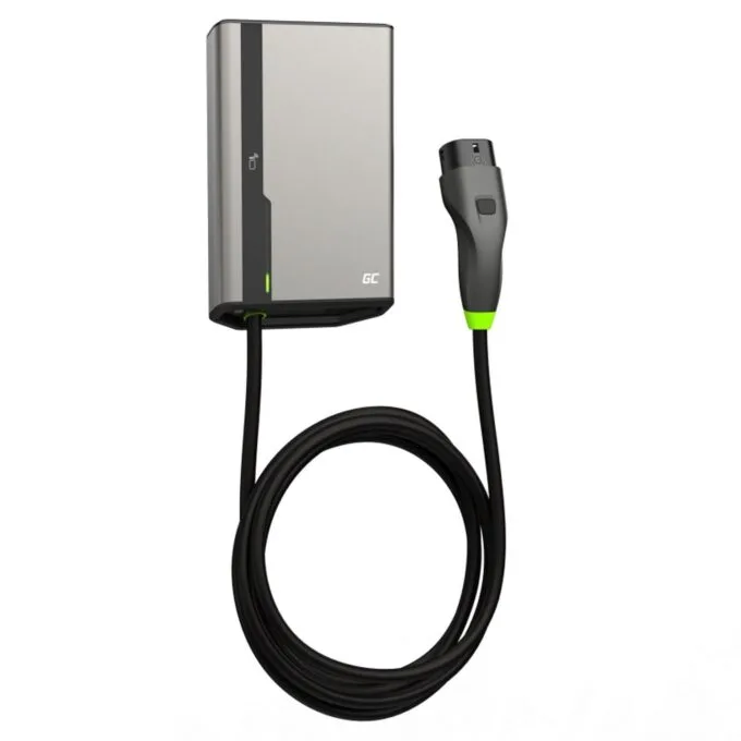 Green Cell HabuDen Wallbox 22kW 32A 7,5m NFC Kabel Typ 2 — image 2