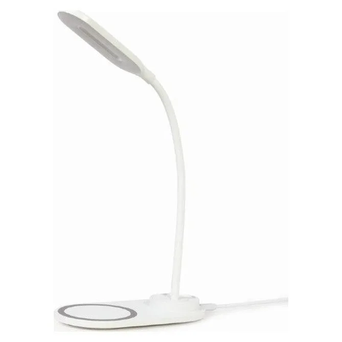 Gembird LED desk lamp with wireless counter (white or black) — image 2