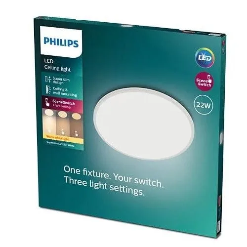 Philips Superslim Ceiling housing 22W LED 2700K white IP20 — image 2
