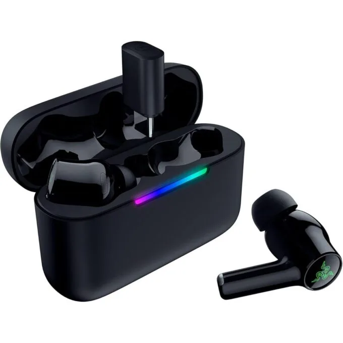 RAZER Hammerhead V3 HyperSpeed - Wireless ANC Gaming Earbuds - 2.4Ghz & Bluetooth - 40 Hours- IPX4 — image 1