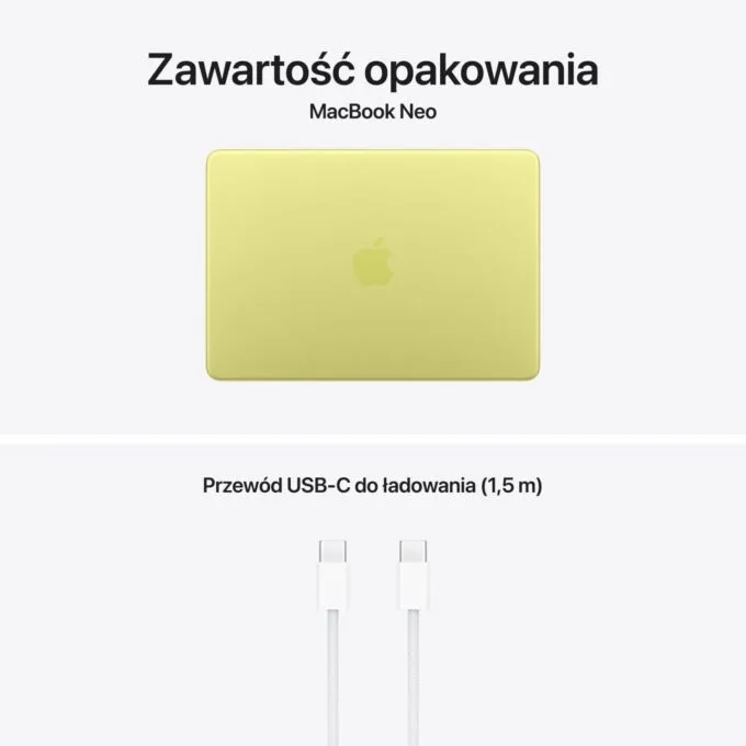 Apple Macbook Neo - A18 Pro | 13" | 8GB | 512GB | Mac OS | Cytrus yellow — image 6