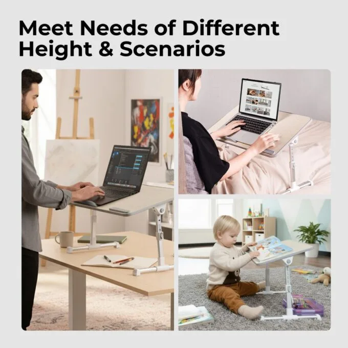 Lumivida Computer Tray Desk Multi-Purpose Foldable Ergonomic LPD01-6 — image 6
