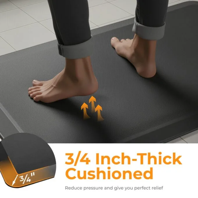 Lumivida Ergonomic Standing Mat Anti-Fatigue Shock Absorbion, Anti-Slip, Trip-Resistant, Waterproof STM02-5 — image 3