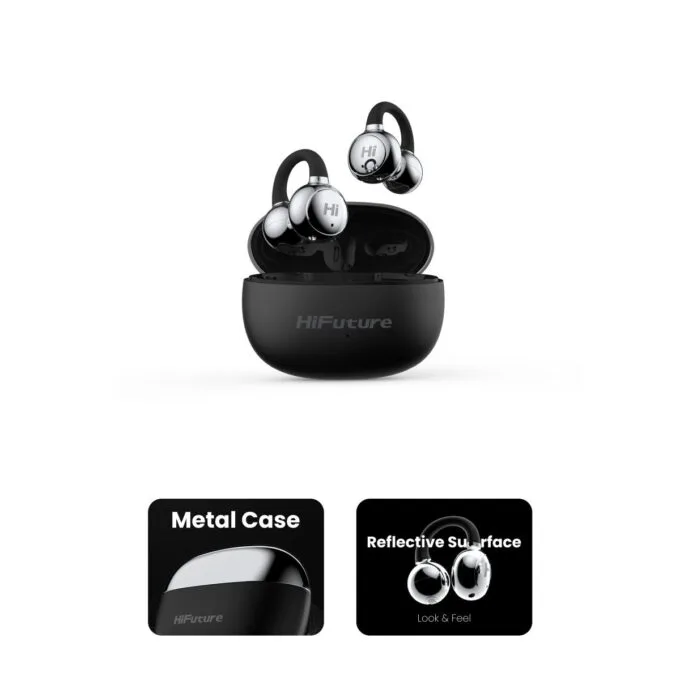 HiFuture Headphones Open Ear FlexClip Black — image 7