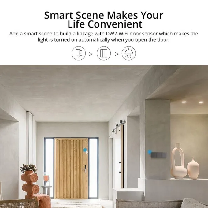 Sonoff M5UK2C WiFi Smart Wall Mechanical Switch 2-Button Grey — image 8