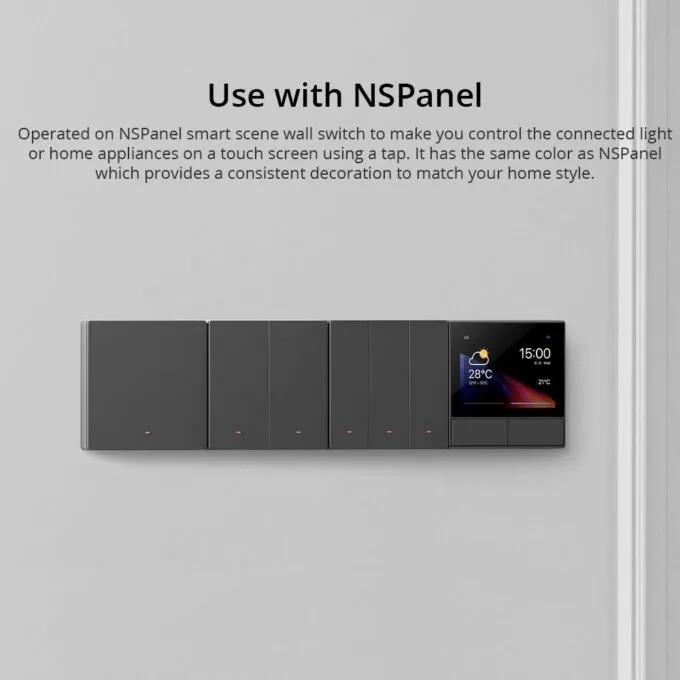 Sonoff M5UK2C WiFi Smart Wall Mechanical Switch 2-Button Grey — image 9