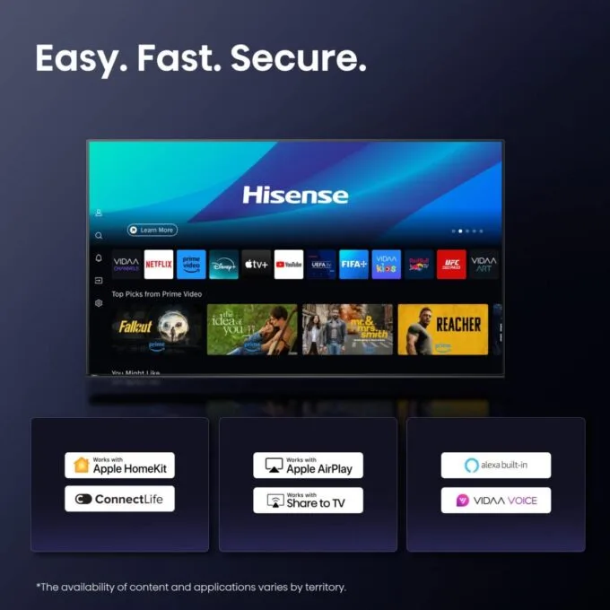 Hisense 85U8Q 85'' 4K Smart QLED MINI LED 144hz TV — image 14