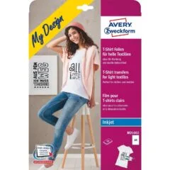 Avery Zweckform Filling foil for bright fabric A4 10 ark. white