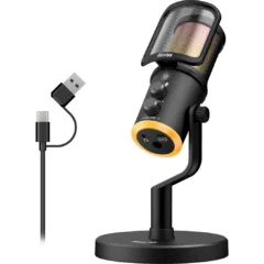 Genius PC Microphone Streaming USB-A+C RGB/Echo/Mute MIC-S400U