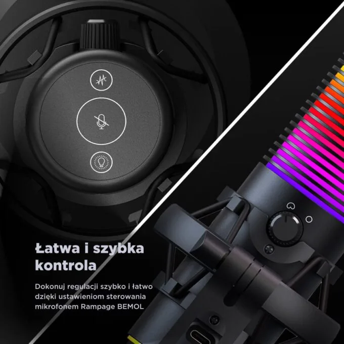 Rampage Bemol RGB USB-C black — image 11