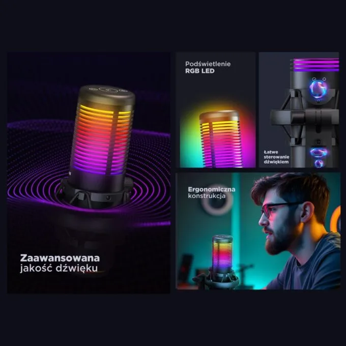 Rampage Bemol RGB USB-C black — image 8